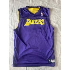 Los Angeles Lakers Reversible Jersey Mens Size L Alleson Team NBA #48 Basketball